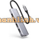Bộ chia USB Type-C ra 4 cổng USB 3.0 có hỗ trợ nguồn Ugreen 70336