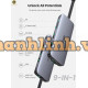 Ugreen 70409 10CM màu xám USB Type-C Hub 9 trong 1 Docking + 4K HDMI + VGA + Gigabit Ethernet + sạc sạc PD Charging + 3 x USB 3.0 + đọc thẻ SD CM286 10070409