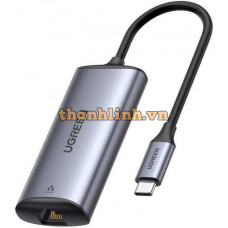Cáp chuyển USB Type-C to LAN 2.5Gbps Ugreen 70446 cao cấp