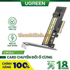 Ugreen 70503 M.2 NVME card chuyển ra PCle 3.0 4X Express CM302 10070503