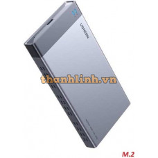 Ugreen 70534 USB Type-C 3.1 gen2 hộp đựng 2 ổ cứng SSD M.2 B-KEY SATA - NGFF Raid 6Gbps CM299 20070534