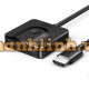 Bộ gộp tín hiệu HDMI 2.0 4K@60Hz Splitter Switch 2 vào 1 Ugreen 70607 (hỗ trợ 2 chiều)