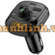 Ugreen 70717 Bluetooth 5.0 FM Transmitter cổng sạc USB A và Type-C hỗ trợ QC PD màn hình LED có đọc thẻ TF màu đen dùng cho xe hơi ED040 10070717