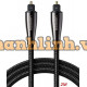 Ugreen 70896 2M cáp quang Toslink optical đầu mạ vành 24k màu đen AV408 10070896