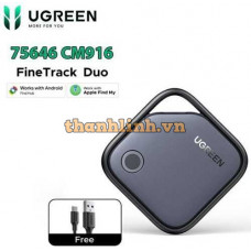 Thiết bị định vị thông minh Ugreen 75646 CM916 – Tương thích Apple Find My và Android Find Hub