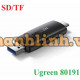 Ugreen 80191 2 trong 1 màu đen đọc thẻ SD TF 2 đầu USB A và type C CM304 10080191