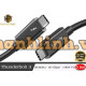 Ugreen 80324 0,5M 40Gbps 100W USB 3 1 cáp USB Type-C Thunderbolt 3 hỗ trợ PD màu đen US341 10080324