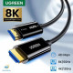 Cáp HDMI 2.1 sợi quang lõi đồng 20m hỗ trợ 8K/60Hz, 4K/120Hz chính hãng Ugreen 80408 cao cấp