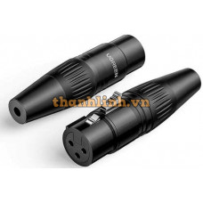 Đầu nối âm thanh ba lõi Ugreen Cannon XLR Female 80440