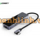 Ugreen 80546 4K USB Type-C to 2 x USB 3.0 + HDMI + RJ45 Gigabit Bộ chuyển đổi 4 in 1