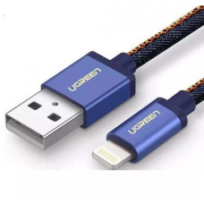 Ugreen 80634 1.5M có chip MFI Cáp sạc và dữ liệu USB sang lightning US199 20080634