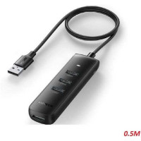 Ugreen 80658 1.5m 4 cồng USB 3.0 Hub Màu đen CM416 20080658