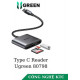 Đầu Đọc Thẻ Nhớ Ugreen USB-C Sang SD/TF + USB 2.0 80798