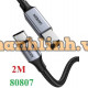 Cáp máy in USB Type-C to USB Type-B dài 2M bọc dù Ugreen 80807 cao cấp