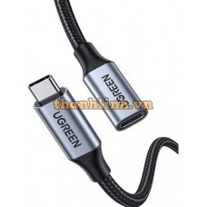 Ugreen 80812 3M màu đen cáp USB Type-C ra Type B 2.0 Printer Scanner US241 20080812