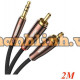 Cáp audio âm thanh 3.5mm ra 2 RCA dài 2M Ugreen 80847