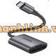 Đầu đọc thẻ SD/TF chuẩn USB 3.1 Type-C Ugreen 80888 vỏ nhôm cao cấp