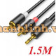 Ugreen 3.5mm mạ vàng 24k Cáp Male to 2RCA Male 1.5m 90246