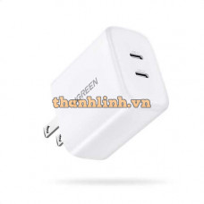 Bộ sạc thông minh USB-C kép Ugreen 40W 90299