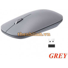 Chuột không dây Slim 2.4Ghz với 4 mức DPI có thể điều chỉnh lên đến 4000 Ugreen 90373 (Gray)