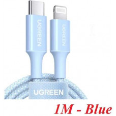 Cáp USB-C to Lightning Ugreen 1m (Xanh dương) 90448