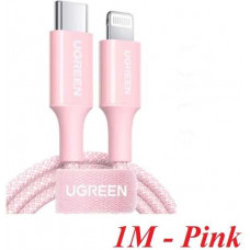 Cáp USB-C to Lightning Ugreen 1m (Hồng) 90450