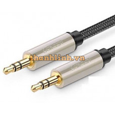 Cáp 3.5mm đầu đực sang đầu đực Vỏ nhôm bện 0.5 90591