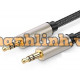 Cáp 3.5mm đầu đực sang đầu đực Vỏ nhôm bện 0.5 90591