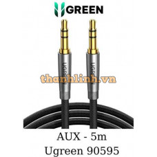 Cáp âm thanh 3.5mm dài 5M Ugreen 90595