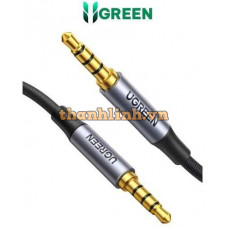 Cáp Audio M/M 4 Cực Ugreen 3.5mm Vỏ Alu 5m 90788