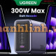 Sạc nhanh để bàn Nexode GaN 300W 5 cổng USB Type-C x4, Type-A x1 Ugreen 90872/CD333 cao cấp (US)