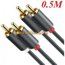Cáp AV hoa sen 2 đầu RCA dài 2m Ugreen 10518