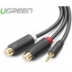 Cáp 3RCA đực ra 3RCA đực model AV109 8M Ugreen 10528