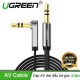 Cáp Audio 3.5mm 1.5M đầu bẻ góc 90 độ Ugreen 10598