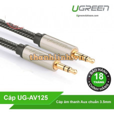 Cáp AUX model đen 5M Ugreen 40783
