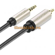 Dây chuyển tín hiệu SPDIF kỹ thuật số 3.5 RCA lotus sang cáp đồng trục model xám 3M Ugreen 20734