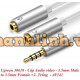 3,5mm đực ra 3,5mm cái ×2 model AV141 trắng Ugreen 30618