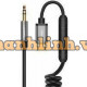 Cáp âm thanh USB Type-C ra 3,5mm Coiled Stereo model AV143 đen 1M Ugreen 30634