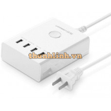 Sạc stastion USB 4 ports IQ model CD102 trắng Ugreen 30562