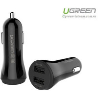 Bộ sạc nhanhDual USB model CD114 đen Ugreen 20757