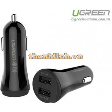 Bộ sạc nhanhDual USB model CD114 đen Ugreen 20757