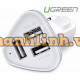 Bộ sạc xe hơi 29W 3 Port USB model CD124 trắng Ugreen 40285