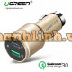 Bộ sạc xe hơi Dual USB 4 8A model CD130 vàng Ugreen 30515