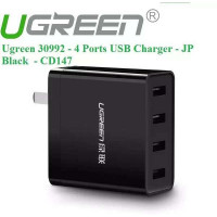 Bộ sạc 4 Ports USB model CD147 US đen Ugreen 30991