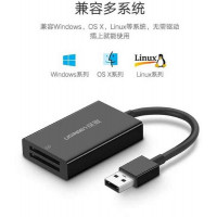 Đồ đọc thẻ USB 3 0 ra SD 3 0 Dual CM103 đen Ugreen 40746