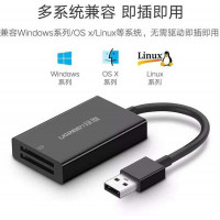 Đồ đọc thẻ USB 3 0 ra SD 4 0 Dual CM103 đen Ugreen 40748