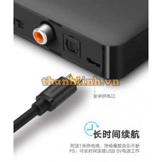 Bộ chuyển đổi Bluetooth 4.2 Receiver Audio model CM112 đen Ugreen 40856