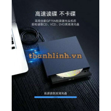 Ổ ghi đĩa USB 2.0 Slim Portable DVD Writer model CM138 Ugreen 40576
