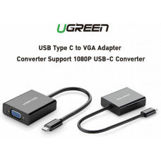 Cáp chuyển đổi USB Type-C to VGA chính hãng Ugreen 50250 cao cấp