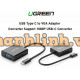 Cáp chuyển đổi USB Type-C to VGA chính hãng Ugreen 50250 cao cấp